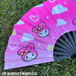 DreamCream My Melody Festival Fan - flower power